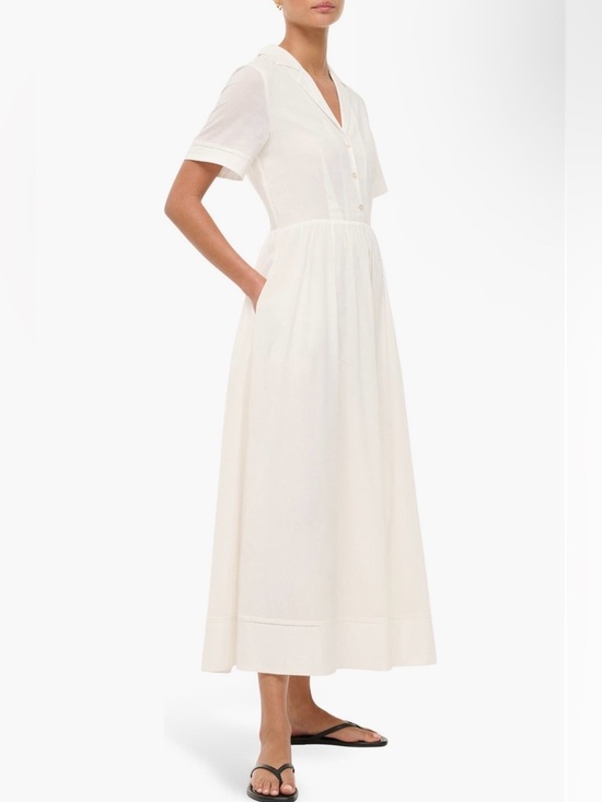STAUD Dresses & Skirts - Staud Meryl Cotton Poplin  Midi Dress NWT Sz 0
